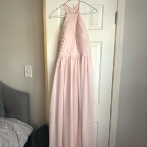 Beautiful Blushing Pink Bridesmaid Dress